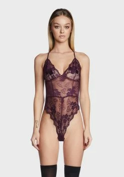 X_Escante Gem Stunning And Real Lace Teddy