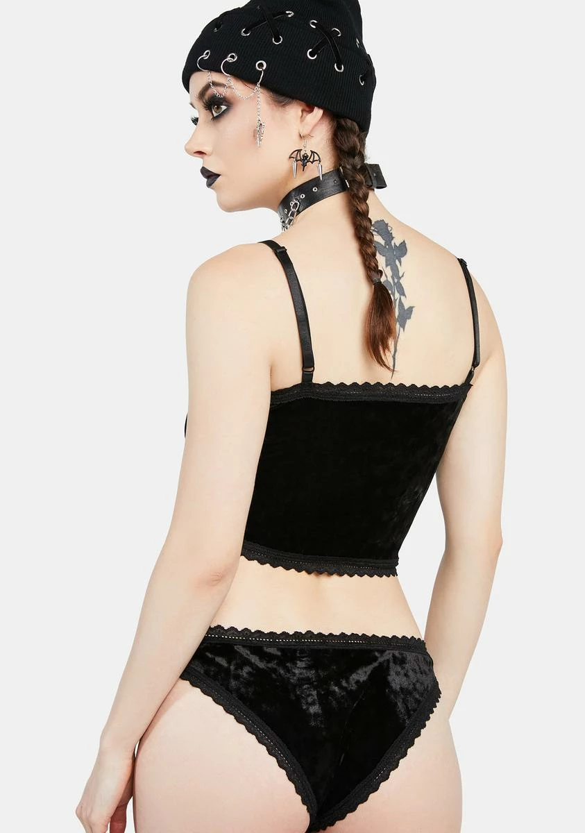 The Grave Girls Thirst For More Velvet Pajama Set 6 The Grave Girls Thirst For More Velvet Pajama Set - Image 4