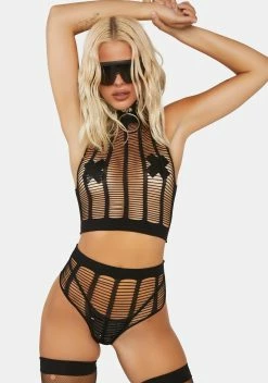 X_Be Wicked Bare It All Bodystocking Set