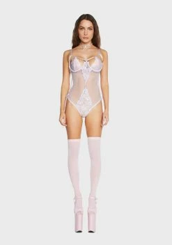 X_Glitter Knowing Is Loving Sheer Teddy