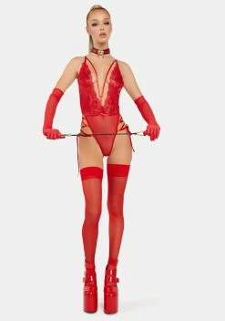 Oh La La Cheri Red Sloane Lace Plunge Teddy -Velvet Muse Store 2BjzDLSmxSqFkg0EKjqaK0tnlCnBA4nT 24