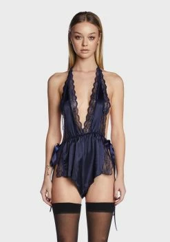 X_Escante Morning Shadows Satin Romper