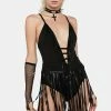 X_Leg Avenue Dancing On My Own Fringe Bodysuit