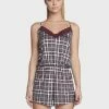 X_iCollection Real Beauty Plaid Romper -Velvet Muse Store 3SLs60I3zcd3MtTQEYT7cvF76i299Lep 24