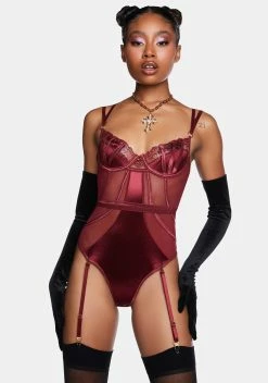 X_Seven 'til Midnight A Night Away Sheer Teddy