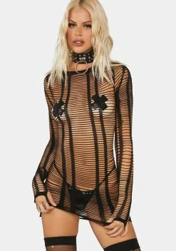 X_Be Wicked Burn Desire Bodycon Dress