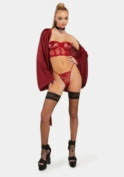 Oh La La Cheri Roux Floral Embroidery Strapless Bustier Set -Velvet Muse Store 4hFOmIVmsfnbKq9z9KQmeKHcfnVyS7ON 24