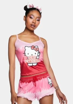 Hello Kitty X Cup Noodles Tie Dye Pajama Set