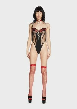 Roma Rosa Bella Sheer Teddy