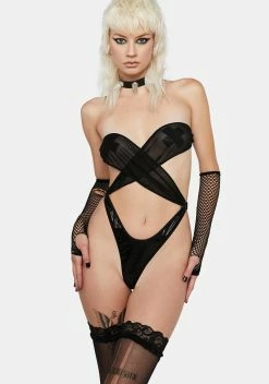 X_Seven 'til Midnight No Time To Talk Sheer Bodysuit