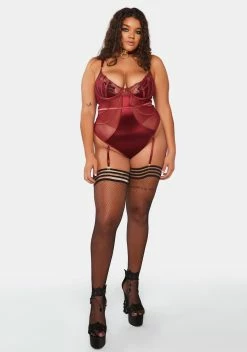 X_Seven 'til Midnight Plus Rock All Night Satin Teddy -Velvet Muse Store 6ttpzEjCXwouKiX26FdJqEgd1vrLw2jQ 24