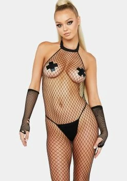 X_Leg Avenue It's Fate Fishnet Bodystocking