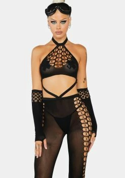 X_Elegant Moments Hot Conquest Body Stocking