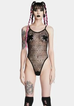 Widow Pretty Poison Lace Bodysuit