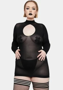 X_Pink Lipstick Plus Armed And Dangerous Mini Dress