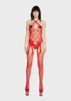 X_Leg Avenue All For You Net Bodystocking