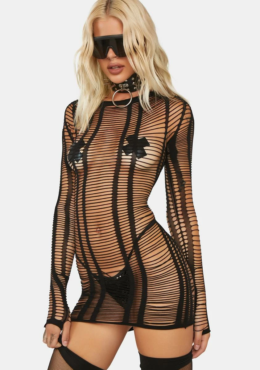 X_Be Wicked Burn Desire Bodycon Dress 3 X_Be Wicked Burn Desire Bodycon Dress - Image 2