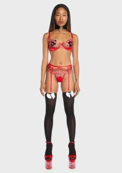 Roma Sweet & Sticky 3 Piece Garter Set