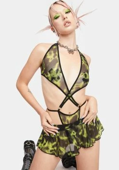 HOROSCOPEZ Lucid Dreaming Mesh Lingerie Set