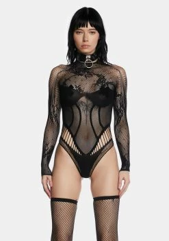 X_Hauty Birth Of Venus Fishnet Teddy