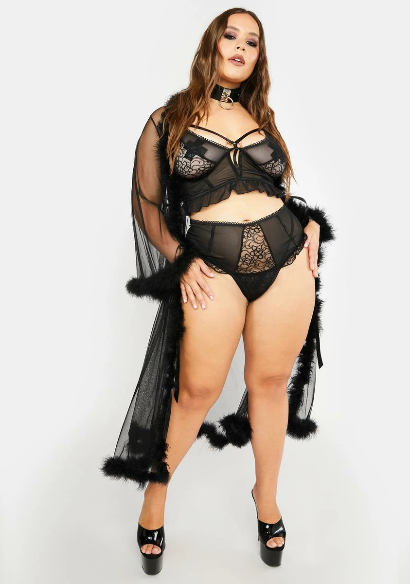 X_Glitter Totally Dark In Love Bra Set 4 X_Glitter Totally Dark In Love Bra Set - Image 2