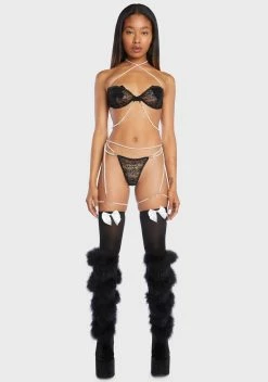 Forplay Laid In Pearls Lingerie Set