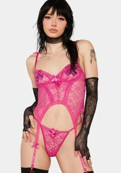 X_Seven 'til Midnight Struggle To Speak Lingerie Set