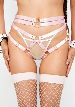 X_Allure Lingerie Blush Hard And Rough Harness Panty