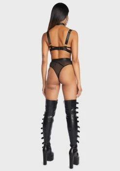 Roma Bondage Stripe 2 Piece Choker Lingerie Set -Velvet Muse Store DNa2Pwcz8QJZX4ODz1MyNTIBrBIcFWDx 24