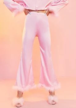 Sugar Thrillz Lover's Quarrel Satin Pajama Bottoms