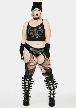 Trickz N' Treatz Plus Goin' Tibia Okay Skeleton Undies Set -Velvet Muse Store DhyewjARinOVZAp2zw0smTGLckFMxPUJ 24