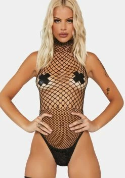 X_Be Wicked Naughty On Camera Fishnet Bodysuit