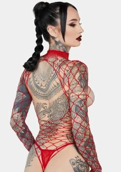 X_Be Wicked Red Dancing All Night Fishnet Bodystocking -Velvet Muse Store EBz8rveqo9XKTnCKGf9NQF1HfaoQMBVz 24