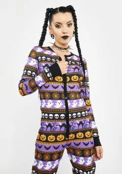 Trickz N' Treatz Night Of Spooks Thermal Onesie