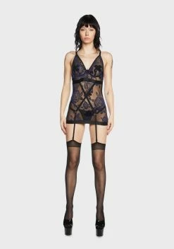 X_Escante Time For Reflection Chemise Lingerie Set