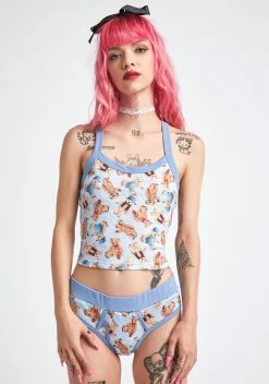 DELiA*s By Dolls Kill Soft Double Stuffed Lingerie Set