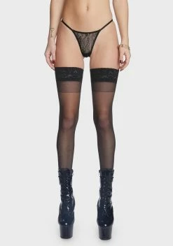 X_Coquette Snap Outta It Lace Thong