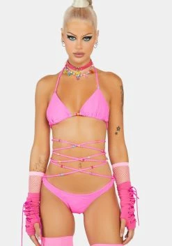 X_Tresser Text Me On Lingerie Set