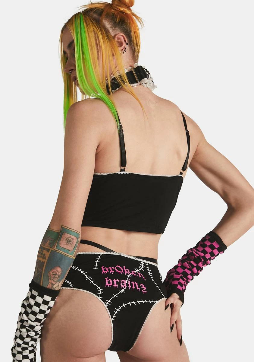 Dolls Kill X Broken Brainz Head Empty Lingerie Set 6 Dolls Kill X Broken Brainz Head Empty Lingerie Set - Image 4