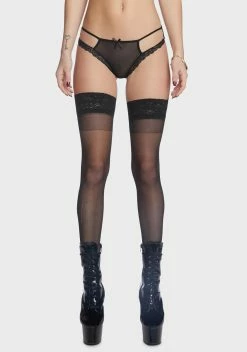 X_Coquette All Night Freakin' Cutout Panties