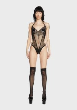 X_RenÃ© RofÃ©Â  Get To The Point Lace Bodysuit