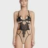 X_Hauty Under Your Skin Cut Out Teddy