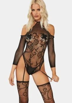 X_Be Wicked Craving For You Fishnet Bodysuit