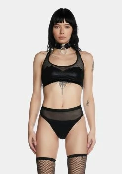 X_Coquette Not Your Baby Mesh Panties