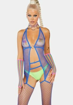 X_Elegant Moments Eat Me Up Fishnet Bodystocking