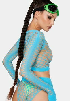 X_Be Wicked Turquoise Electric Bolt Fishnet Set -Velvet Muse Store KLoYRgRlOCv45XcxJPCPp7qxRqHll4zr 24