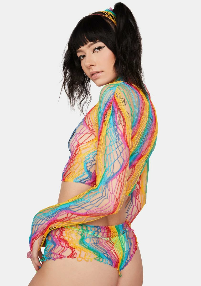 X_Be Wicked Rainbow Nights Bodystocking Set 6 X_Be Wicked Rainbow Nights Bodystocking Set - Image 4