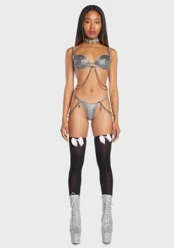 Roma Glam Shimmer Two Piece Set