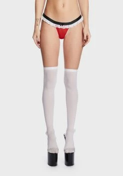 X_Escante Yuletide Romp Thong Panty