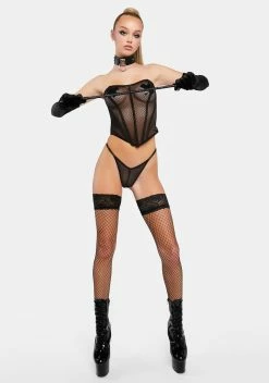 Oh La La Cheri Athena Jacquard Mesh Bustier Set -Velvet Muse Store LmVTtbCW0Yea9W4uqeW9os53hkkKkIiT 24